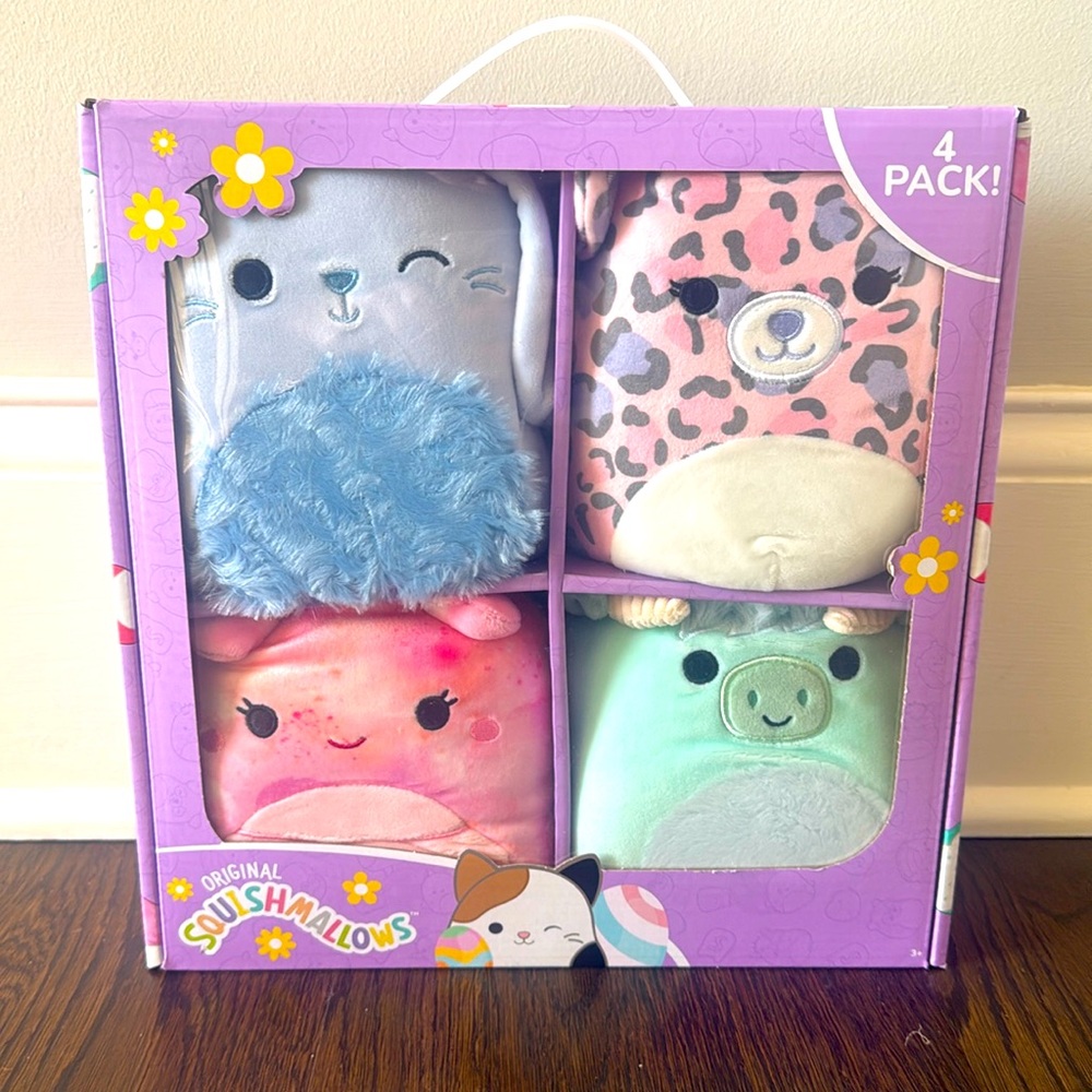 Squishmallows 4 Pack (7in) Easter